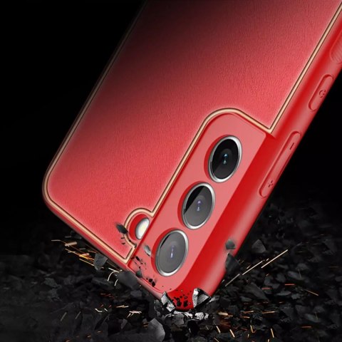 Dux Ducis Dux Ducis Yolo eleganckie etui pokrowiec ze skóry ekologicznej Samsung Galaxy S22+ (S22 Plus) czerwony Dux Ducis Dux Ducis Yolo eleganckie etui pokrowiec ze skóry ekologicznej Samsung Galaxy S22+ (S22 Plus) czerwony