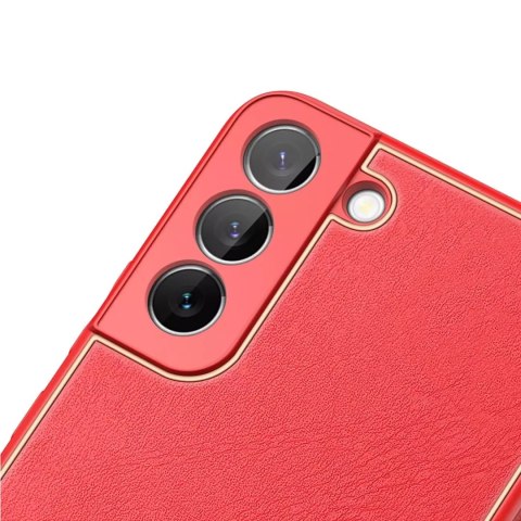 Dux Ducis Dux Ducis Yolo eleganckie etui pokrowiec ze skóry ekologicznej Samsung Galaxy S22+ (S22 Plus) czerwony Dux Ducis Dux Ducis Yolo eleganckie etui pokrowiec ze skóry ekologicznej Samsung Galaxy S22+ (S22 Plus) czerwony