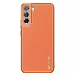 Dux Ducis Dux Ducis Yolo eleganckie etui pokrowiec ze skóry ekologicznej Samsung Galaxy S22+ (S22 Plus) pomarańczowy