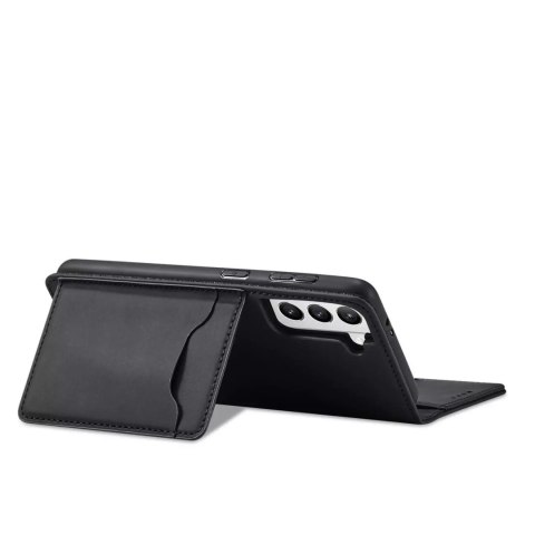 ProducentTymczasowy Magnet Card Case etui do Samsung Galaxy S22+ (S22 Plus) pokrowiec portfel na karty kartę podstawka czarny ProducentTymczasowy Magnet Card Case etui do Samsung Galaxy S22+ (S22 Plus) pokrowiec portfel na karty kartę podstawka czarny