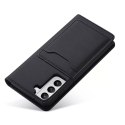 ProducentTymczasowy Magnet Card Case etui do Samsung Galaxy S22+ (S22 Plus) pokrowiec portfel na karty kartę podstawka czarny