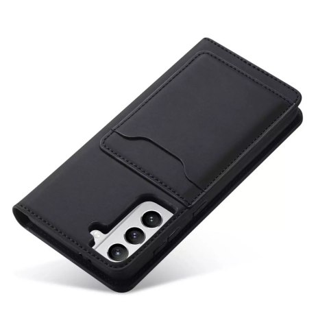 ProducentTymczasowy Magnet Card Case etui do Samsung Galaxy S22+ (S22 Plus) pokrowiec portfel na karty kartę podstawka czarny ProducentTymczasowy Magnet Card Case etui do Samsung Galaxy S22+ (S22 Plus) pokrowiec portfel na karty kartę podstawka czarny