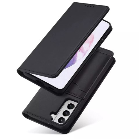ProducentTymczasowy Magnet Card Case etui do Samsung Galaxy S22+ (S22 Plus) pokrowiec portfel na karty kartę podstawka czarny ProducentTymczasowy Magnet Card Case etui do Samsung Galaxy S22+ (S22 Plus) pokrowiec portfel na karty kartę podstawka czarny