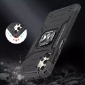 Wozinsky Wozinsky Ring Armor pancerne hybrydowe etui pokrowiec + magnetyczny uchwyt Samsung Galaxy A73 czarny
