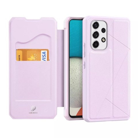 Dux Ducis DUX DUCIS Skin X kabura etui pokrowiec z klapką Samsung Galaxy A73 różowy Dux Ducis DUX DUCIS Skin X kabura etui pokrowiec z klapką Samsung Galaxy A73 różowy