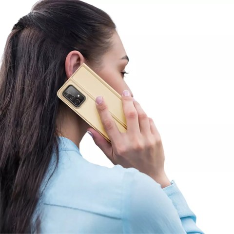 Dux Ducis Dux Ducis Skin Pro kabura etui pokrowiec z klapką Samsung Galaxy A73 złoty Dux Ducis Dux Ducis Skin Pro kabura etui pokrowiec z klapką Samsung Galaxy A73 złoty
