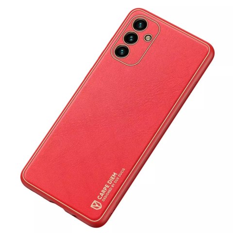 Dux Ducis Dux Ducis Yolo eleganckie etui pokrowiec ze skóry ekologicznej Samsung Galaxy A13 5G czerwony Dux Ducis Dux Ducis Yolo eleganckie etui pokrowiec ze skóry ekologicznej Samsung Galaxy A13 5G czerwony