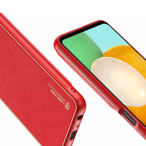 Dux Ducis Dux Ducis Yolo eleganckie etui pokrowiec ze skóry ekologicznej Samsung Galaxy A13 5G czerwony Dux Ducis Dux Ducis Yolo eleganckie etui pokrowiec ze skóry ekologicznej Samsung Galaxy A13 5G czerwony