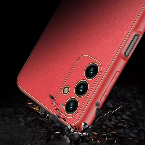 Dux Ducis Dux Ducis Yolo eleganckie etui pokrowiec ze skóry ekologicznej Samsung Galaxy A13 5G czerwony Dux Ducis Dux Ducis Yolo eleganckie etui pokrowiec ze skóry ekologicznej Samsung Galaxy A13 5G czerwony