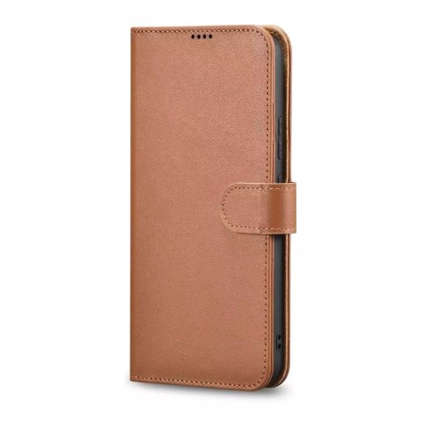 ICarer ICarer Haitang Leather Wallet Case skórzane etui do Samsung Galaxy S22+ (S22 Plus) portfel obudowa pokrowiec brązowy (AKSM05BN) ICarer ICarer Haitang Leather Wallet Case skórzane etui do Samsung Galaxy S22+ (S22 Plus) portfel obudowa pokrowiec brązowy (AKSM05BN)