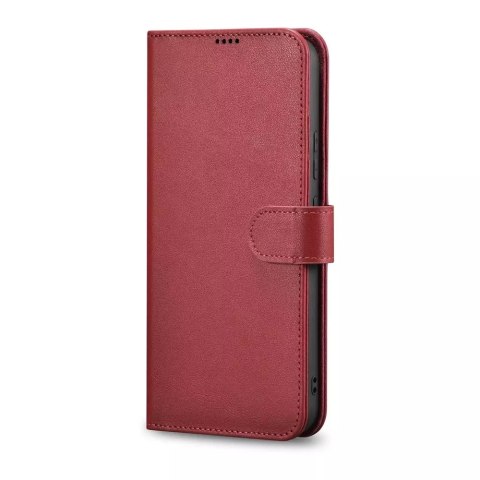 ICarer ICarer Haitang Leather Wallet Case skórzane etui do Samsung Galaxy S22+ (S22 Plus) portfel obudowa pokrowiec czerwony (AKSM05RD) ICarer ICarer Haitang Leather Wallet Case skórzane etui do Samsung Galaxy S22+ (S22 Plus) portfel obudowa pokrowiec czerwony (AKSM05RD)
