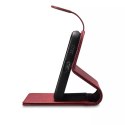 ICarer ICarer Haitang Leather Wallet Case skórzane etui do Samsung Galaxy S22+ (S22 Plus) portfel obudowa pokrowiec czerwony (AKSM05RD)