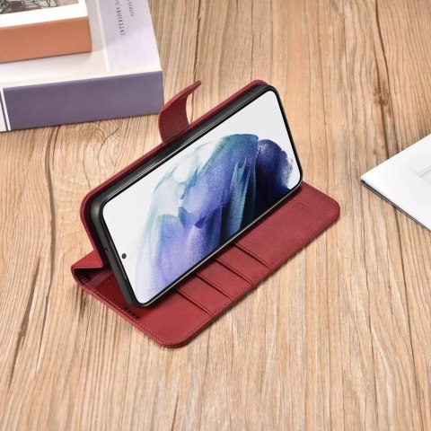 ICarer ICarer Haitang Leather Wallet Case skórzane etui do Samsung Galaxy S22+ (S22 Plus) portfel obudowa pokrowiec czerwony (AKSM05RD) ICarer ICarer Haitang Leather Wallet Case skórzane etui do Samsung Galaxy S22+ (S22 Plus) portfel obudowa pokrowiec czerwony (AKSM05RD)