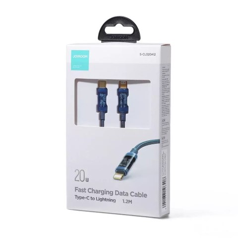 Joyroom Joyroom kabel przewód USB Typ C - Lightning PD 20W 1.2m niebieski (S-CL020A12-blue) Joyroom Joyroom kabel przewód USB Typ C - Lightning PD 20W 1.2m niebieski (S-CL020A12-blue)
