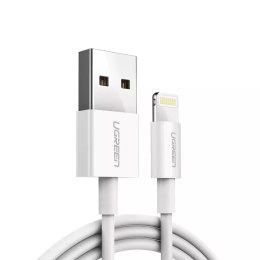 UGreen Ugreen kabel przewód USB - Lightning MFI 1m 2,4A biały (20728)