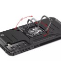 Wozinsky Wozinsky Ring Armor pancerne hybrydowe etui pokrowiec + magnetyczny uchwyt Samsung Galaxy S22+ (S22 Plus) czerwony