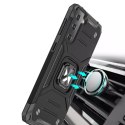 Wozinsky Wozinsky Ring Armor pancerne hybrydowe etui pokrowiec + magnetyczny uchwyt Samsung Galaxy S22+ (S22 Plus) czerwony