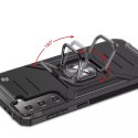 Wozinsky Wozinsky Ring Armor pancerne hybrydowe etui pokrowiec + magnetyczny uchwyt Samsung Galaxy S22+ (S22 Plus) niebieski