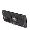 Wozinsky Wozinsky Ring Armor pancerne hybrydowe etui pokrowiec + magnetyczny uchwyt Samsung Galaxy S22 Ultra srebrny