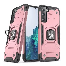 Wozinsky Wozinsky Ring Armor pancerne hybrydowe etui pokrowiec + magnetyczny uchwyt Samsung Galaxy S22 złoty