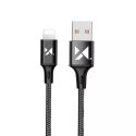 Wozinsky Wozinsky kabel przewód USB - Lightning 2,4A 1m czarny (WUC-L1B)