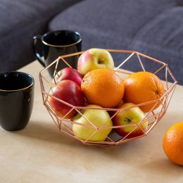 BRUNBESTE KOSZYK STALOWY NA OWOCE 25cm różowe złoto 1710