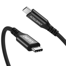 Choetech Choetech kabel przewód szybkie ładowanie USB Typ C - USB Typ C 3.2 Gen 2 100W Power Delivery 2m czarny (XCC-1007)