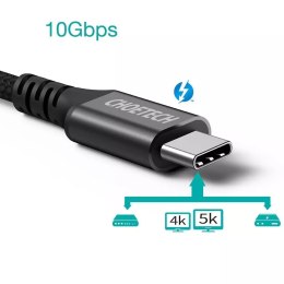 Choetech Choetech kabel przewód szybkie ładowanie USB Typ C - USB Typ C 3.2 Gen 2 100W Power Delivery 2m czarny (XCC-1007)