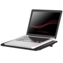 Defender Podkładka chłodząca podstawka pod laptopa Notebooka podświetlenie LED 15.6 cali czarna