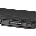 Defender Podkładka chłodząca podstawka pod laptopa Notebooka podświetlenie LED 15.6 cali czarna