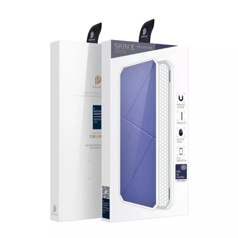 Dux Ducis DUX DUCIS Skin X kabura etui pokrowiec z klapką Samsung Galaxy S22+ (S22 Plus) niebieski Dux Ducis DUX DUCIS Skin X kabura etui pokrowiec z klapką Samsung Galaxy S22+ (S22 Plus) niebieski