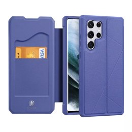 Dux Ducis DUX DUCIS Skin X kabura etui pokrowiec z klapką Samsung Galaxy S22 Ultra niebieski