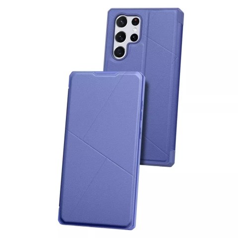 Dux Ducis DUX DUCIS Skin X kabura etui pokrowiec z klapką Samsung Galaxy S22 Ultra niebieski Dux Ducis DUX DUCIS Skin X kabura etui pokrowiec z klapką Samsung Galaxy S22 Ultra niebieski