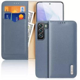 Dux Ducis Dux Ducis Hivo skórzane etui z klapką pokrowiec ze skóry naturalnej portfel na karty i dokumenty Samsung Galaxy S22+ (S22 Plus) 