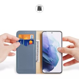 Dux Ducis Dux Ducis Hivo skórzane etui z klapką pokrowiec ze skóry naturalnej portfel na karty i dokumenty Samsung Galaxy S22+ (S22 Plus) 