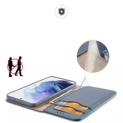 Dux Ducis Dux Ducis Hivo skórzane etui z klapką pokrowiec ze skóry naturalnej portfel na karty i dokumenty Samsung Galaxy S22+ (S22 Plus) Dux Ducis Dux Ducis Hivo skórzane etui z klapką pokrowiec ze skóry naturalnej portfel na karty i dokumenty Samsung Galaxy S22+ (S22 Plus)