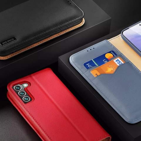 Dux Ducis Dux Ducis Hivo skórzane etui z klapką pokrowiec ze skóry naturalnej portfel na karty i dokumenty Samsung Galaxy S22+ (S22 Plus) Dux Ducis Dux Ducis Hivo skórzane etui z klapką pokrowiec ze skóry naturalnej portfel na karty i dokumenty Samsung Galaxy S22+ (S22 Plus)