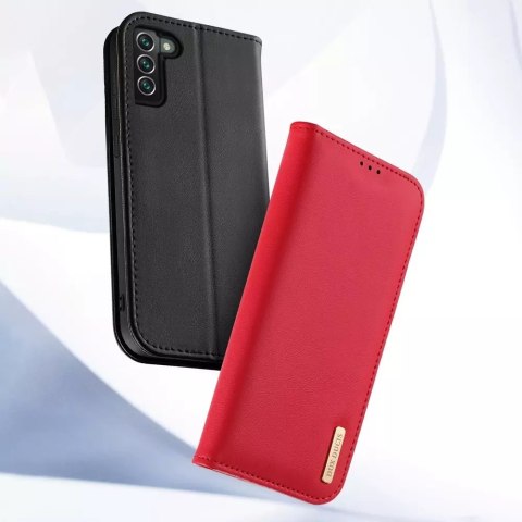 Dux Ducis Dux Ducis Hivo skórzane etui z klapką pokrowiec ze skóry naturalnej portfel na karty i dokumenty Samsung Galaxy S22+ (S22 Plus) Dux Ducis Dux Ducis Hivo skórzane etui z klapką pokrowiec ze skóry naturalnej portfel na karty i dokumenty Samsung Galaxy S22+ (S22 Plus)