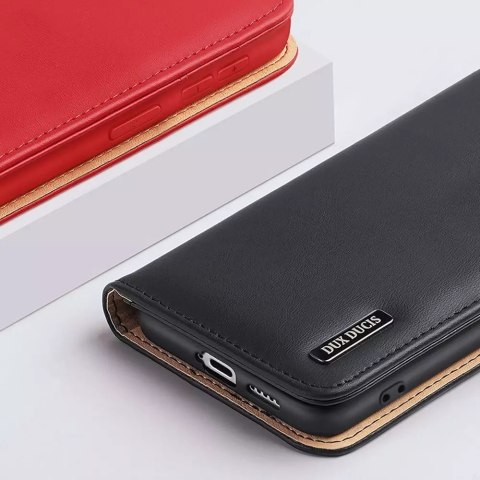 Dux Ducis Dux Ducis Hivo skórzane etui z klapką pokrowiec ze skóry naturalnej portfel na karty i dokumenty Samsung Galaxy S22+ (S22 Plus) Dux Ducis Dux Ducis Hivo skórzane etui z klapką pokrowiec ze skóry naturalnej portfel na karty i dokumenty Samsung Galaxy S22+ (S22 Plus)