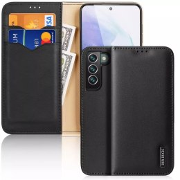 Dux Ducis Dux Ducis Hivo skórzane etui z klapką pokrowiec ze skóry naturalnej portfel na karty i dokumenty Samsung Galaxy S22+ (S22 Plus) 