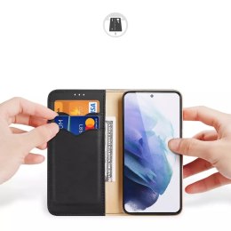 Dux Ducis Dux Ducis Hivo skórzane etui z klapką pokrowiec ze skóry naturalnej portfel na karty i dokumenty Samsung Galaxy S22+ (S22 Plus) 