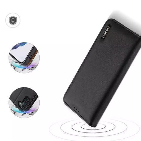 Dux Ducis Dux Ducis Hivo skórzane etui z klapką pokrowiec ze skóry naturalnej portfel na karty i dokumenty Samsung Galaxy S22+ (S22 Plus) Dux Ducis Dux Ducis Hivo skórzane etui z klapką pokrowiec ze skóry naturalnej portfel na karty i dokumenty Samsung Galaxy S22+ (S22 Plus)