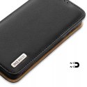 Dux Ducis Dux Ducis Hivo skórzane etui z klapką pokrowiec ze skóry naturalnej portfel na karty i dokumenty Samsung Galaxy S22+ (S22 Plus) 