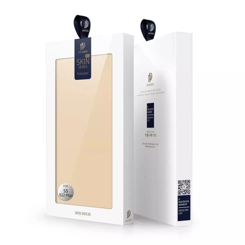 Dux Ducis Dux Ducis Skin Pro kabura etui pokrowiec z klapką Samsung Galaxy S22+ (S22 Plus) złoty Dux Ducis Dux Ducis Skin Pro kabura etui pokrowiec z klapką Samsung Galaxy S22+ (S22 Plus) złoty