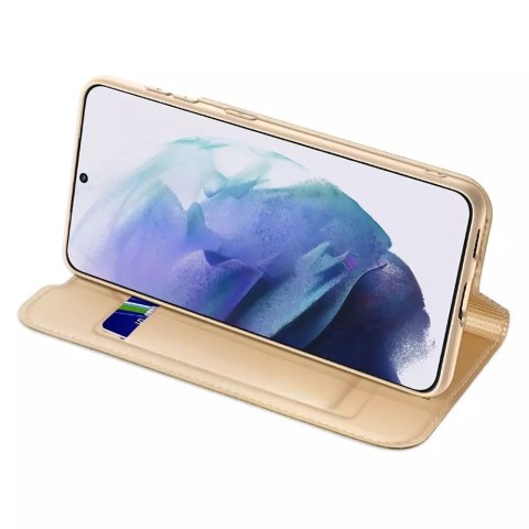 Dux Ducis Dux Ducis Skin Pro kabura etui pokrowiec z klapką Samsung Galaxy S22+ (S22 Plus) złoty Dux Ducis Dux Ducis Skin Pro kabura etui pokrowiec z klapką Samsung Galaxy S22+ (S22 Plus) złoty