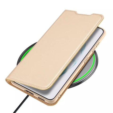 Dux Ducis Dux Ducis Skin Pro kabura etui pokrowiec z klapką Samsung Galaxy S22+ (S22 Plus) złoty Dux Ducis Dux Ducis Skin Pro kabura etui pokrowiec z klapką Samsung Galaxy S22+ (S22 Plus) złoty