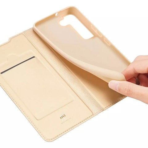 Dux Ducis Dux Ducis Skin Pro kabura etui pokrowiec z klapką Samsung Galaxy S22+ (S22 Plus) złoty Dux Ducis Dux Ducis Skin Pro kabura etui pokrowiec z klapką Samsung Galaxy S22+ (S22 Plus) złoty