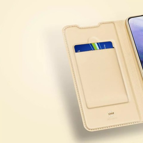 Dux Ducis Dux Ducis Skin Pro kabura etui pokrowiec z klapką Samsung Galaxy S22+ (S22 Plus) złoty Dux Ducis Dux Ducis Skin Pro kabura etui pokrowiec z klapką Samsung Galaxy S22+ (S22 Plus) złoty