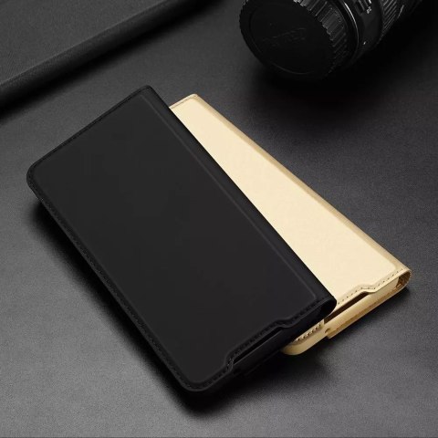 Dux Ducis Dux Ducis Skin Pro kabura etui pokrowiec z klapką Samsung Galaxy S22+ (S22 Plus) złoty Dux Ducis Dux Ducis Skin Pro kabura etui pokrowiec z klapką Samsung Galaxy S22+ (S22 Plus) złoty
