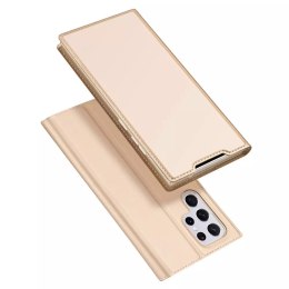 Dux Ducis Dux Ducis Skin Pro kabura etui pokrowiec z klapką Samsung Galaxy S22 Ultra złoty